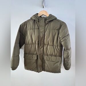 EUC Boys 8 Olive Green Puffer Jacket
